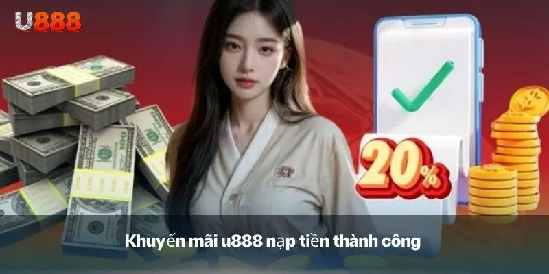 Khuyến mãi u888 nạp tiền thành công 